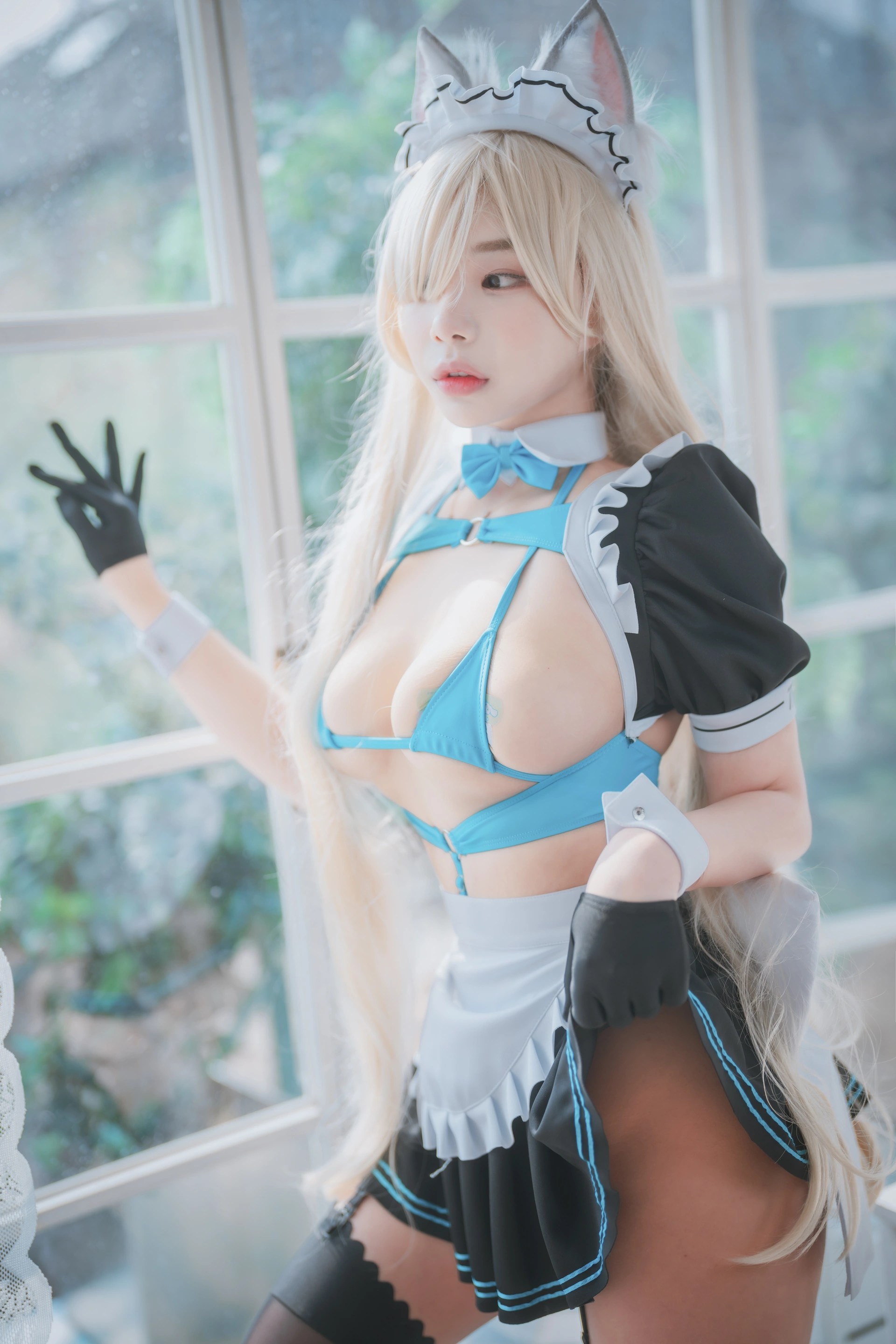 304.DJAWA Photo - Zzyuri (쮸리) - Asuna’s Maid Mansion 3